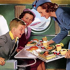 Еда в самолетах. История высокой кухни